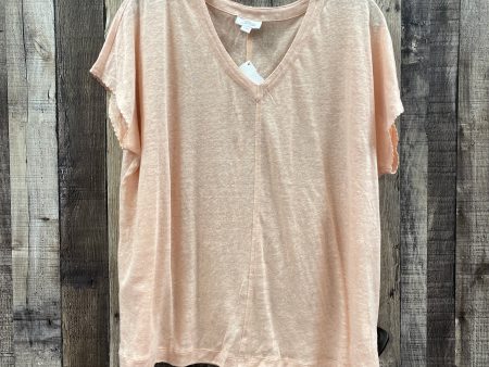 Top Short Sleeve By J. Jill In Peach, Size: S For Discount