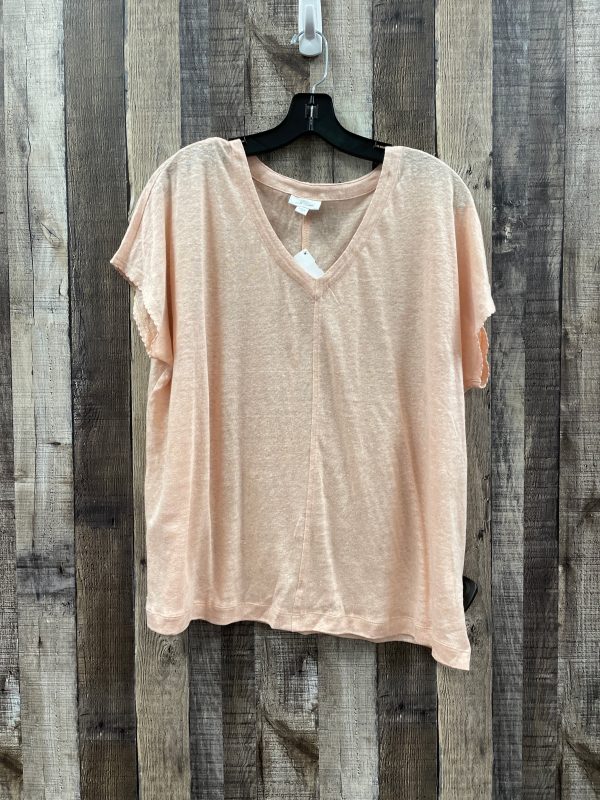 Top Short Sleeve By J. Jill In Peach, Size: S For Discount