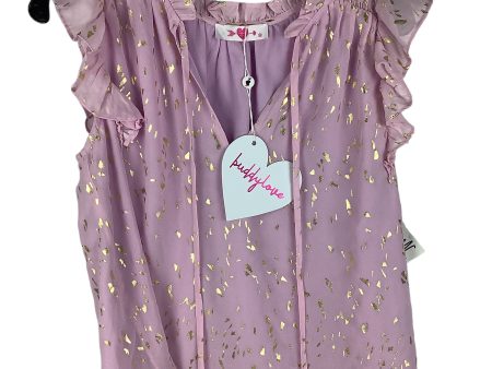 Top Short Sleeve By Buddy Love In Purple, Size: Xs Sale