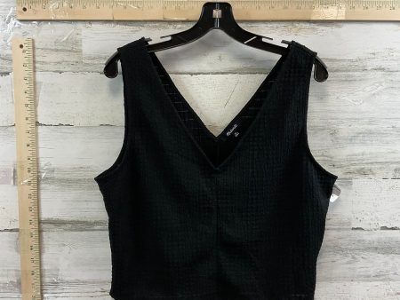 Top Sleeveless By Madewell In Black, Size: Xl For Discount