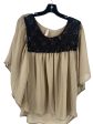 Top Short Sleeve By Xhilaration In Tan, Size: L Online Sale