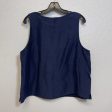 Top Sleeveless By H For Halston In Navy, Size: Xl For Discount