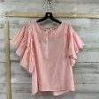 Top Short Sleeve By Umgee In Peach, Size: S Hot on Sale