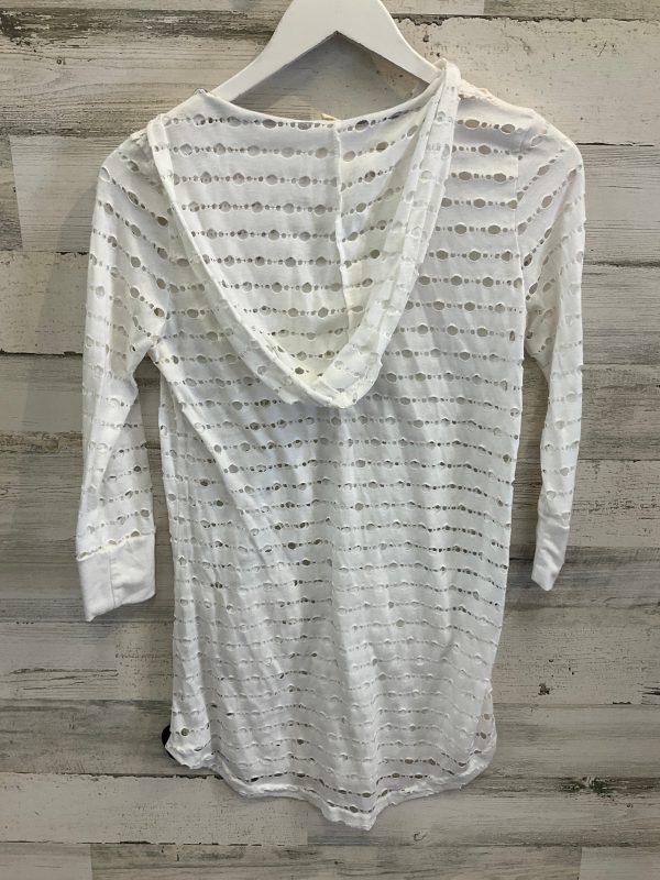 Swimwear Cover-up By Clothes Mentor In White, Size: Xs For Cheap