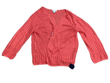 Sweater Cardigan Designer By Sundance In Coral, Size: M Supply