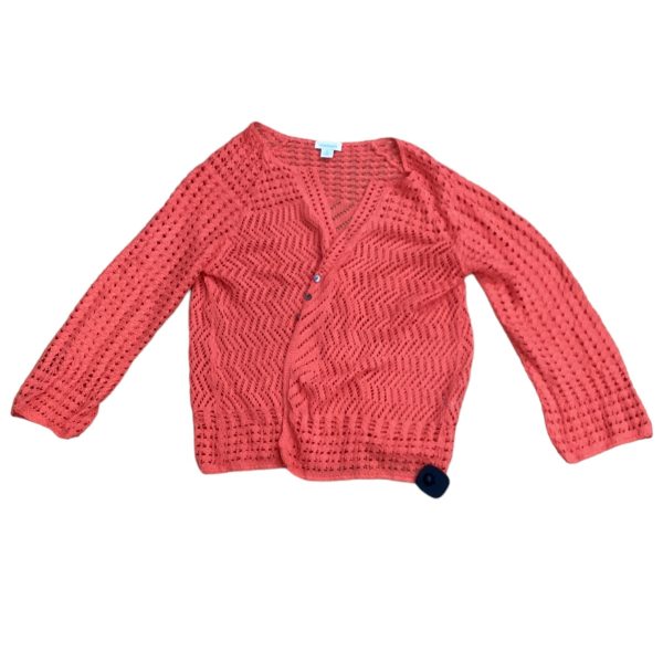 Sweater Cardigan Designer By Sundance In Coral, Size: M Supply