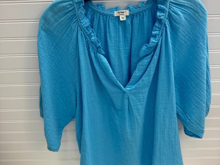 Top Short Sleeve By Dylan In Blue, Size: M Online Hot Sale