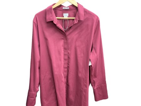 Tunic Long Sleeve By Chicos In Purple, Size: 2x Online