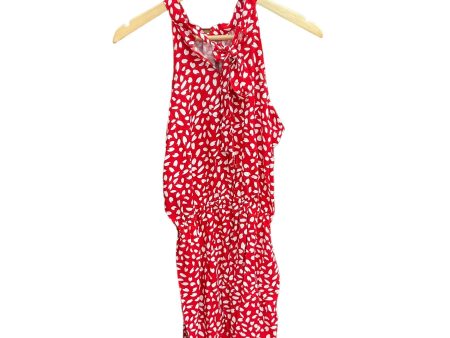 Swimwear Cover-up By Clothes Mentor In Red, Size: M Online Sale