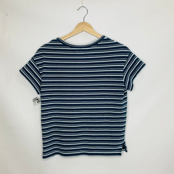 Top Short Sleeve By Madewell In Striped Pattern, Size: Xs Supply