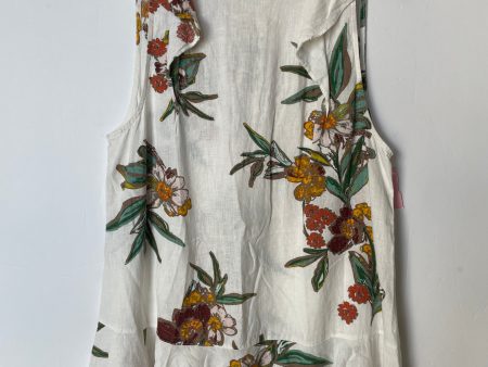 Top Sleeveless By Free People In Floral Print, Size: Xs For Sale