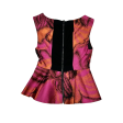 Top Sleeveless Designer By Alice + Olivia In Orange & Purple, Size: Xs Sale