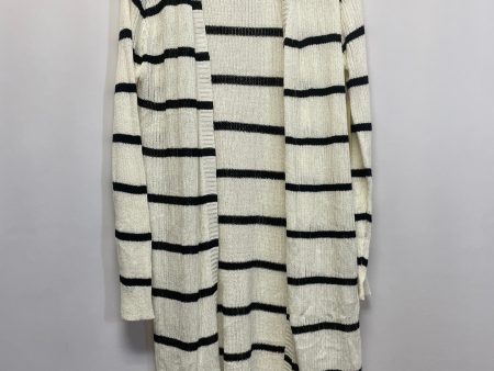 Cardigan By Doe & Rae In Black & White, Size: 1x Online Hot Sale