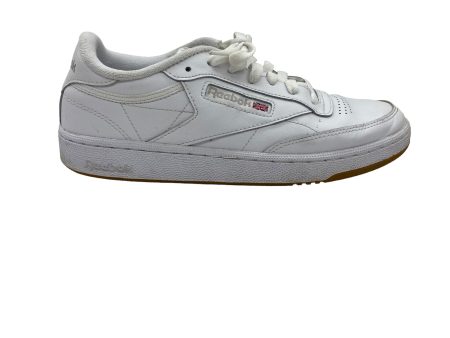 WHITE SHOES SNEAKERS by REEBOK Size:8.5 Fashion