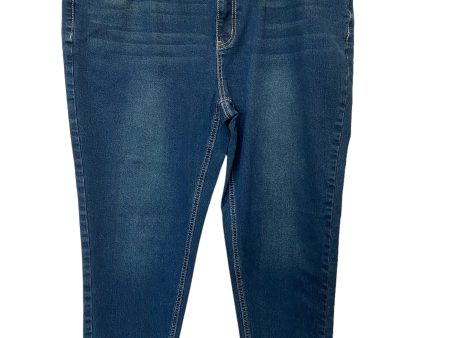 Jeans Straight By Clothes Mentor In Blue Denim, Size: 16 Sale