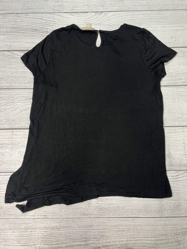 Top Short Sleeve By Michael By Michael Kors In Black, Size: L Online Sale