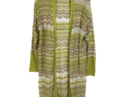 Sweater Cardigan By Scoop In Green, Size: M Hot on Sale