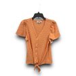 Top Short Sleeve By Loft In Orange, Size: Xs Online