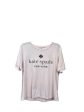 Top Short Sleeve By Kate Spade In Blush, Size: Xl Online now