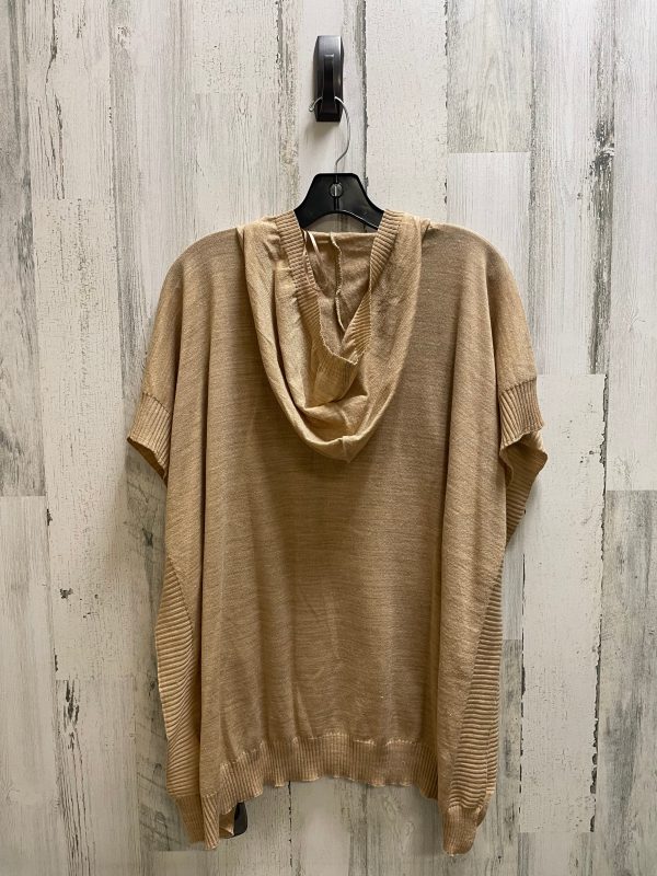 Top Short Sleeve By Loft In Brown, Size: Xs For Sale