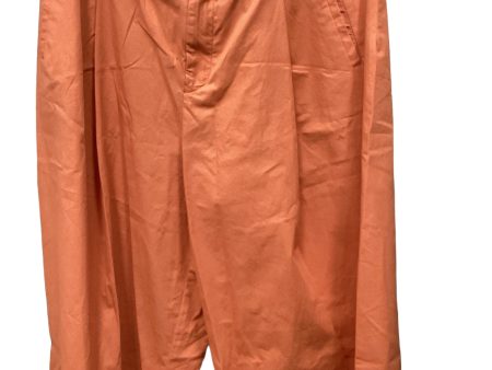 Pants Cropped By Anthropologie In Orange, Size: 12 For Discount