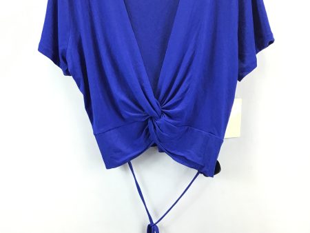 Top Short Sleeve By Free Kisses In Blue, Size: 3x Hot on Sale