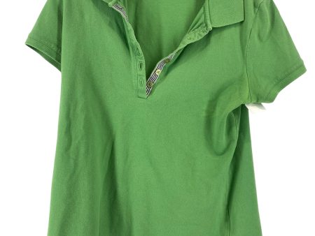 Top Short Sleeve By Liz Claiborne In Green, Size: M Online now