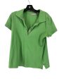 Top Short Sleeve By Liz Claiborne In Green, Size: M Online now