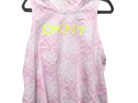 Top Sleeveless By Dkny In Pink, Size: L For Cheap