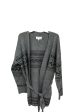 Cardigan By Clothes Mentor In Black & Grey, Size: M Online Hot Sale