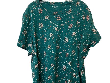 Teal Top Short Sleeve Old Navy, Size Xxl For Cheap