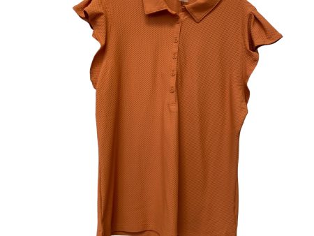 Orange Top Short Sleeve Calia, Size Xl For Discount