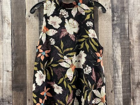 Blouse Sleeveless By Cme In Floral Print, Size: M Online Sale