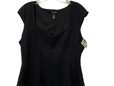 Top Sleeveless Basic By White House Black Market In Black, Size: 14 Fashion