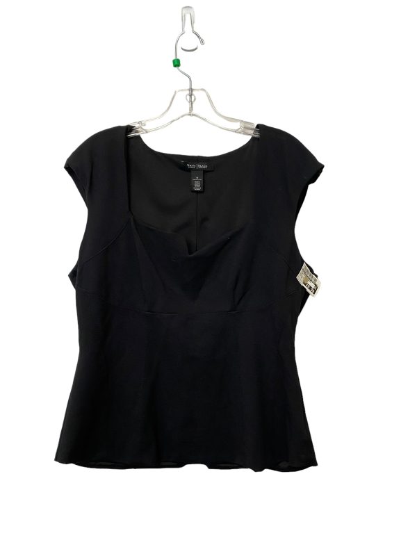 Top Sleeveless Basic By White House Black Market In Black, Size: 14 Fashion