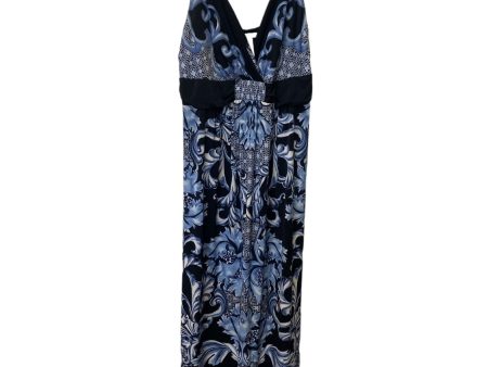 Black & Blue Dress Casual Maxi Soma, Size M Online