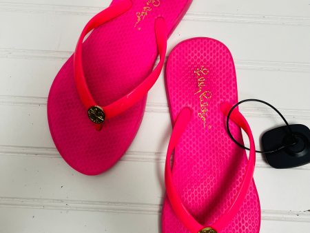 Sandals Flip Flops By Lilly Pulitzer In Pink, Size: 6 Sale