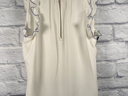 Top Sleeveless By Clothes Mentor In Cream, Size: M Sale