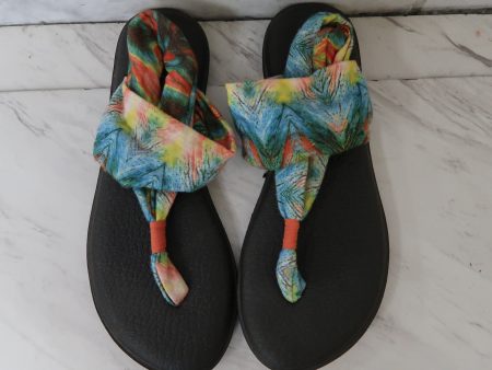 Sandals Flip Flops By Sanuk  Size: 8 Online