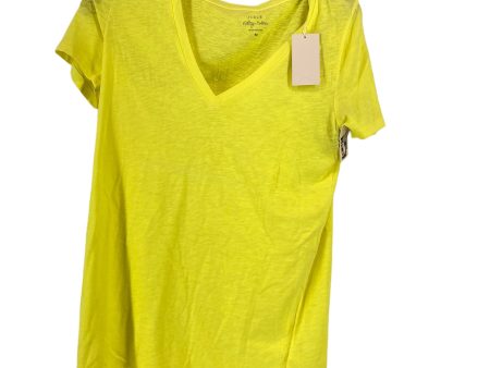 Yellow Top Short Sleeve J. Crew, Size M For Sale