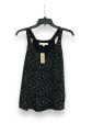 Top Sleeveless By Loft In Black & White, Size: Petite   Xs Fashion