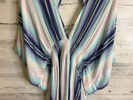 Swimwear Cover-up By Clothes Mentor In Blue, Size: M Discount