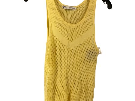 Yellow Tank Top Zara, Size M For Discount