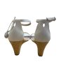 White Sandals Heels Wedge Kelly And Katie, Size 9.5 For Discount