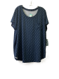 Top Short Sleeve By Market & Spruce In Navy, Size: 3x Sale