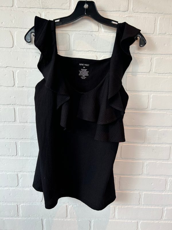 Top Sleeveless By Nine West In Black, Size: M Hot on Sale