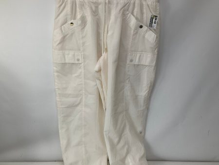 Athletic Pants By Athleta In White, Size: Xl For Cheap