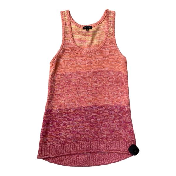 Top Sleeveless By Limited In Orange & Pink, Size: S Discount