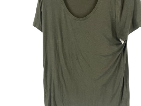 Green Top Short Sleeve Basic A New Day, Size M Discount