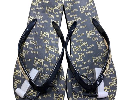 Sandals Flip Flops By Bebe  Size: 9 Discount